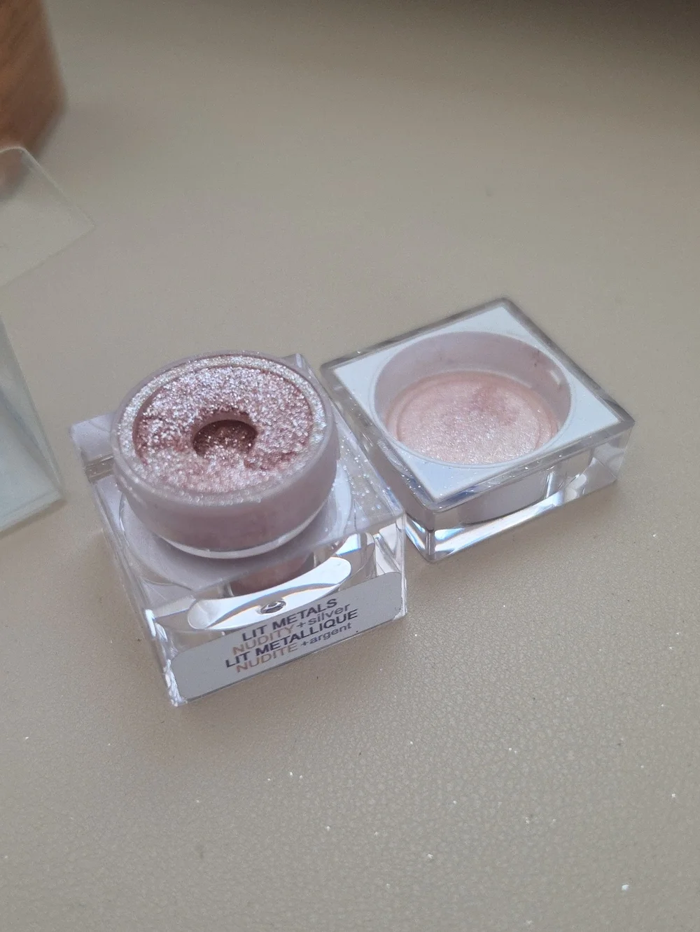 LIT Cosmetics Glitter Eyeshadow Set of 4 + Clearly Liquid Glitter Base